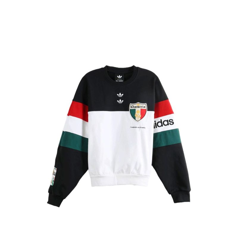Adidas By Willy Chavarria Men Printed Cotton Sweatshirt
